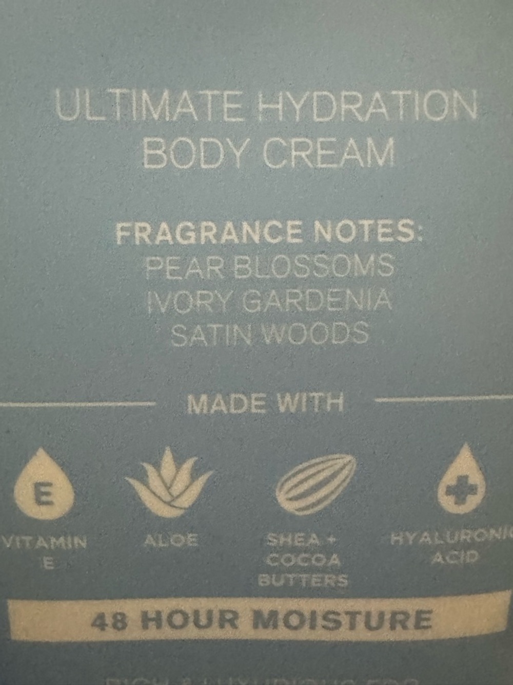 Bath & Body Works Dressed in White Blue Floral Body Wash & Cream Set - Picture 6 of 6